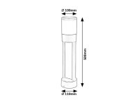LEITHA bílá LED 12W IP44