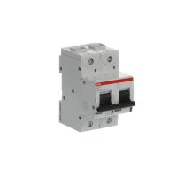 S802S-C25 jistič 2p char. C 25A s klecovou svorkou Icu 50kA ABB 2CCS862001R0254