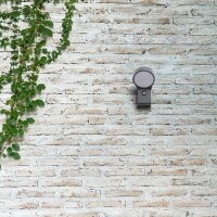 ELIA PIR nástěnná antracitová 230V LED 9W IP44 3000K RENDL R13931