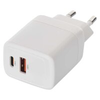 Univerzální USB adaptér GaN do sítě PD 20 W max. EMOS V02G20