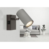 Nástěnné svítidlo ROBBY černý chrom 1x25W GU10 IP20 GLOBO 57911-1S