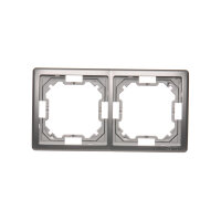 Rámeček 2-násobný, Inox KONTAKT SIMON BMR2/21