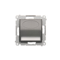 LED osvětlení (přístroj) 230V,1.1 W, 5900 K, antracit mat, metalizované