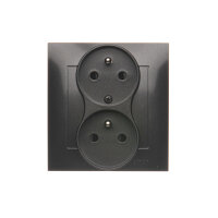 DGZ2TZ/48 Zásuvka dvojnásobná s uzemnění