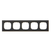 Rámeček 5 násobný černá matná KONTAKT SIMON TRD5.166/149