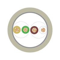 Nízkofrekvenční datový kabel UNITRONIC LiYY (TP) 4x2x0,25 LAPP 0035162