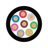 Kabel pro snímače/akční členy UNITRONIC SENSOR FD Lif9Y11Y 8X0,25 LAPP 7038868