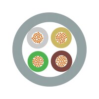 Spirálový kabel UNITRONIC SPIRAL LiF2Y11Y 18x0,25/300 LAPP 73220377