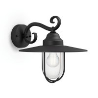 Nástěnné svítidlo Pasture černá 1x60W 230V PHILIPS 1627030PN