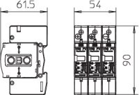 OBO V20-C 3PH-600 Svodič přepětí pro FV typ 2 40kA(8/20) 600V DC
