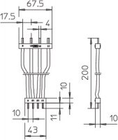 OBO 5089650 Spojovací můstek VB-V10 COMPACT-2