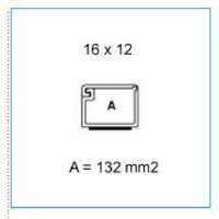 Minikanál samolepící s odklápěcím víkem 16x12 - bílá IBOCO I-TMR 16X12 W 00621
