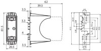 Dehn 952750 Základový díl 1p pro výměnný modul DEHNguard NPE FM