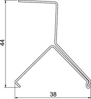 OBO BRA TW Stahl Přepážka SIGNA BASE d. 1000mm Ocel pásově zinkováno