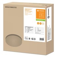 Přisazené svítidlo LEDVANCE SURFACE COMPACT IK10 24 W 4000 K IP65 WT