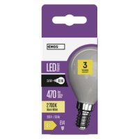 LED žárovka Filament Mini Globe /E14/3,4W(40W)/470lm/teplá bílá EMOS ZF7220