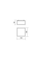 Stropní svítidlo EGO PL LED 12W 3000K CH REDO 01-1236