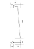 Stojací lampa MINGO LAMP 1X42W E27 WHITE REDO 01-1556