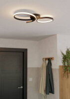 Stropní svítidlo SERPINS LED černá/bílá 21W IP20 EGLO 901266
