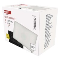 LED reflektor TAMBO, 20 W, 2000 lm, IP65, černý EMOS ZS2522