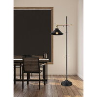 Stojací lampa LENIUS černá 1xE27, max. 60W 230V GLOBO 15053S