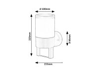 LEITHA bílá LED 12W IP44