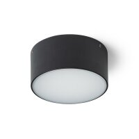 LARISA OUT 12 přisazená černá 230V LED 10W IP65 3000K 4000K 5700K RENDL R14124