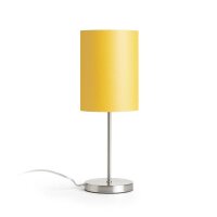NYC/RON 15/20 stolní Chintz meruňková/matný nikl 230V E27 15W RENDL R14156