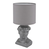 Stolní lampa HERMES stříbro 1x40W E14  GLOBO 21732G