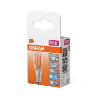 LED SPECIAL T26 2.8W 865 Clear E14 OSRAM 4058075432901