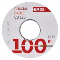 Koaxiální kabel CB125, 100m EMOS S5385