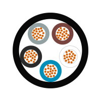 Kabel pro snímače/akční členy UNITRONIC SENSOR LifYY A 5x0,34 LAPP 7038907