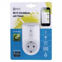 Wifi zásuvka s časovačem WIFI ZÁSUVKA S ČASOVAČEM SCHUKO Emos P5530