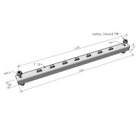 Podpěra PZM 400 ''GZ'' pro žlab 400/50, 400/100 ARKYS ARK-216040