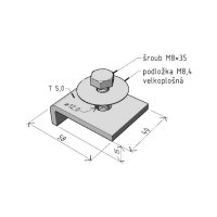 Příchytka k ''I'' profilu PIM ''ŽZ'' ARKYS ARK-228960