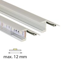 Nástěnný hliníkový profil NT 18x41 mm čirý difuzoru 2m MCLED ML-761.064.02.2