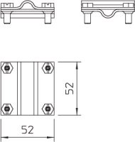 OBO 5312132 Křížová spojka 251 CU