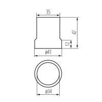 Keramická objímka HLDR-E27 (CP800-E27) 02160 Kanlux