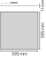 LED panel LEDVANCE BIOLUX HCL PANEL DALI 600 S 41W TW DALI
