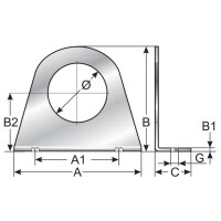 BWM M20x1,5 angle bracket metal MURRPLASTIK 83721664