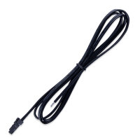 Připojovací kabel s MP konektorem (vidlice), 1m  0,5mm2, černý, volný konec 5mm