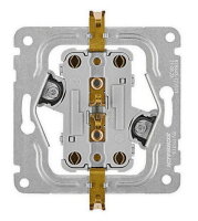 Zásuvka SCHUKO dvojitá, šroubové svorky, stříbrná SCHRACK EV121313--