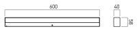 XMINI LED IP44 SURFACE LINEAR FITTING  1