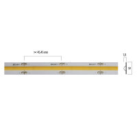 XSOLIS IP20 14W/m 5m 10mm 512LED/m 4000K