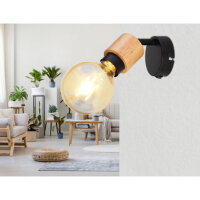 Nástěnné svítidlo JORNA černá 1xE27, max. 40W 230V GLOBO 54031-1