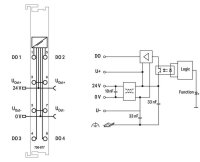 4 výstupy s pulzně šířkovou modulací, DC 24 V, 0,2 A, Světle šedá WAGO 750-677