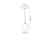 70131 Pendant černá