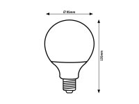 SMD LED, E27 G95, 15W, 1521lm, 4000K