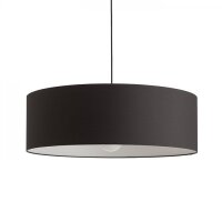 RON 60/19 stínidlo Polycotton černá/bílé PVC max. 23W RENDL R13052