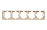 Rámeček 5-násobný Neos, Béžový KONTAKT SIMON BMRC5/12